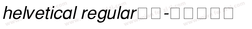 helvetical regular免费字体转换